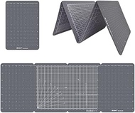 iMAT Flip Cutting Mat M Type – Foldable to A4-Like Size (24×35 cm), Expands to 96×35 cm, Double-Side