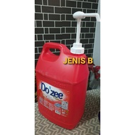 Pam sabun dozee 10kg botol 10liter dispenser ezy5 dolive jasmin
