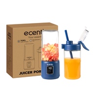 ecentio Blender Portable Mini Juicer 6/8/10/12 Mata Pisau 2 botol 380ML+380ml Blander Jus Buah Port 