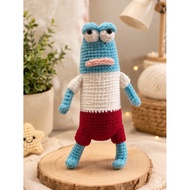 Bikini bottom spongebobs/ crochetKeychain
