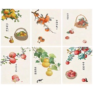 RUOPOTY 60x75cm/50x65cm/40x50cm Frame Frame Painting By Numbers Chinese Style Flowers Drawing Colori