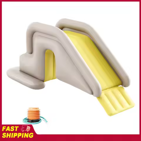Inflatable Water Slide Climbing Wall Water Slide Children Kids Summer Fun Compact Inflatable Park Ou