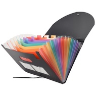 (OFWM) Office File Storage Pp File Package 13 Pockets Expanding Folder with Mesh Bag & Color Label 1