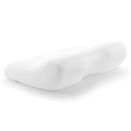 Tempur Pillow Ergo Plus Pillow White with Concave 3D Shape for Neck Support Smooth Side Movement wit
