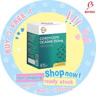 【Befree】buy3get1 100%auth GKB Cordyceps Cicadae 350mg (60'S)虫草 金蝉花 | Eye Supplement |  护眼 | 干眼症 | 白内