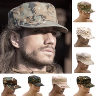 Camouflage Cap Training Hat Outdoor Airsoft Paintball Baseball Flat Cap