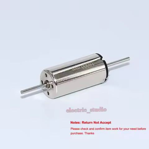 Mini 816 8mm*16mm Coreless Motor Dual Double Shaft DC 12V 13500RPM/18000RPM High Speed Torque RC Rai