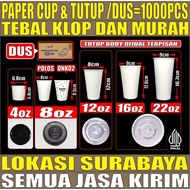 Paper Cup HALAL Thick 4oz 120ml 8oz 240ml 12oz 360ml 16oz 480ml 22oz Paper Cup Box SDATRIFINITY