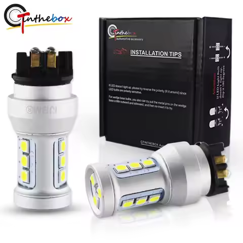 Amber Yellow Error Free PWY24W LED Bulbs For Audi A3 A4 A5 Q3 BMW i3 MINI Cooper F55 F56 Mercedes GL