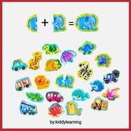 My First Puzzle Educational Toys 24 Pairs Jigsaw Puzzle