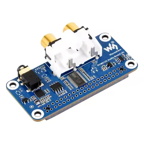 HIFI I2S DAC Audio Board Sound Card Expansion HAT for RasPi Raspberry Pi Zero 2 W 3 Model B 4 5 Proj