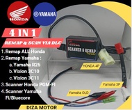 PAKET REMAP TERMURAH & LENGKAP! REMAP SEPEDA MOTOR HONDA & YAMAHA VIA DLC.