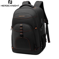 HEROIC KNIGHT Laptop Backpack 18-30L Women Men Business University  School Travel Black (17.3 "）