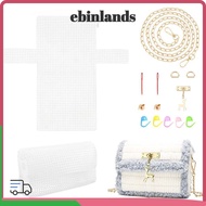 LUCKY-EBINLANDS Bag Mesh Grid Set, Handmade White Knitting Plastic Mesh Kit, Plastic Mesh Plastic Ca