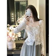 GODDESS LONG SLEEVE LACE DRESS – ELEGANT & SEXY C68