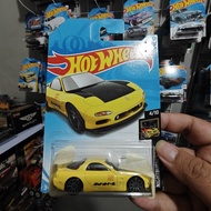 Hot Wheels '95 Mazda Rx-7 RX7 FD Yellow