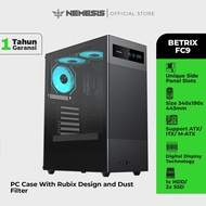 NEMESIS PC Case BETRIX FC9 for ATX M-ATX M-ITX with LCD Digital Display