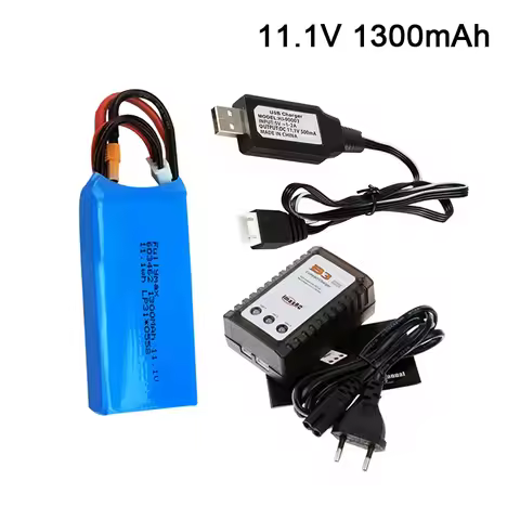 11.1v 1000mAh 1300mAh Lipo Battery for XK X450 FPV RC Drone Spare Parts 3S Rechargeable Battery XT30