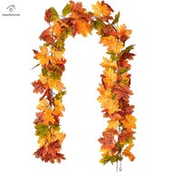 Thanksgiving Fall Leave Hanging Garland Vine Leaves Decoration Autumn Maple Leaf Vines For Wedding P