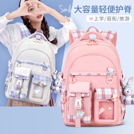 Ready stock Ready stock smiggle school bag for secondary school  schoolbag for primary school students, korean version, women's large capacity weight reduction and spine care light
