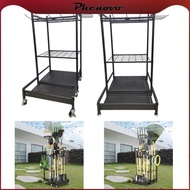 [Phenovo] Garden Tool Organizer, Yard Tool Steel Shelf Shelf Bearing Holder with Hooks for The Wareh
