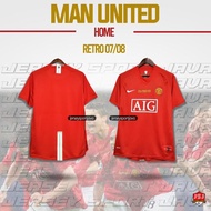 ( Ready Stok ) Jersey Baju Bola Pria Mu Home Retro Final Moscow 2008 Higt Quality - Import Termurah 