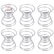 6 Pieces Air Plant Stand Airplant Container Tillandsia Holder Stainless Steel Plant Display Racks Ai