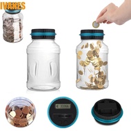 IVANES Coin Counter USD EURO GBP Automatic Electronic Digital Coins Counting Jar