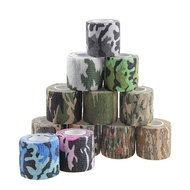 +‘； 1Roll 5CM Self Adhesive Bandage Cohesive Bandage Sports Tape First Aid Camouflage Bandage Nonwoven Kit