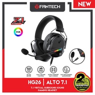 Fantech หูฟัง เกมมิ่ง ระบบ 7.1 VIRTUAL SURROUND SOUND Headset Gaming สำหรับเกมแนว FPS RTS MMORPG MO