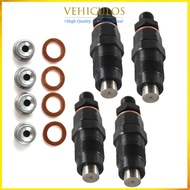 131406490 4PCS Fuel Injectors For Perkins Engine 404-22T 104-22 403D-15 404C-22 404D-22T Case SR130 