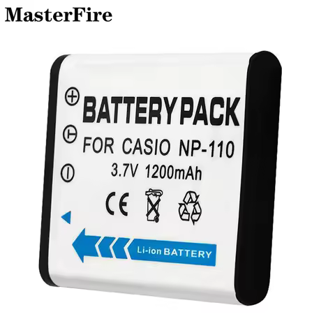 Wholesale NP-110 NP110 CNP-110 3.7V 1200mah Replacement Camera Battery For Casio EX-Z2000 Z2200 Z230