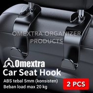 Omextra Hook Car Hanger Gantungan Jok Mobil Headrest Seat Hanger TasOmextra Hook Car Hanger Gantunga