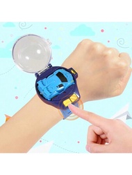 Juguete de carro de control remoto de reloj para niños, 1 pieza de mini auto de carreras animado con carga USB, el mejor regalo para niños y niñas