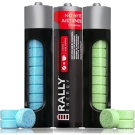 Rally Caffeine Mints, 60 Milligram, Instant Energy, Fresh Breath, Caffeinated, 0 Sugar, Peppermint, 