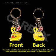 F1 Helmet Keychain Ornament Gift