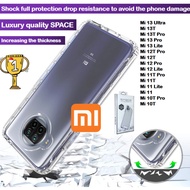 Transparent Back Case Xiaomi 13 Lite 11 12T Pro 12Pro Mi12 11 10 Clear Shockproof Anti-Fall Phone Case Soft Silicone