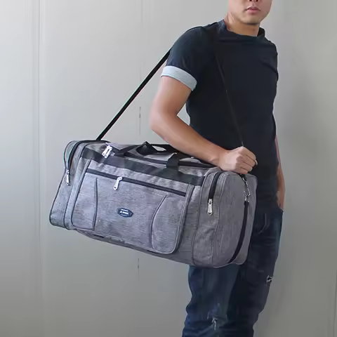 Men Travel Bags Hand Luggage Oxford Waterproof Big Travel Bag Business Large Capacity Duffle Travel 