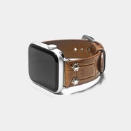 Coco Leather Pilot Watch Strap_Brown