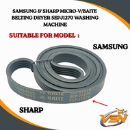 5EPJ1270 SAMSUNG WW70T3020WW WW70J3263KW WW70J42G0KM & SHARP ESDK1054PMS ESFK1054SMG DRYER BELTING W