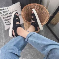 Fashion Men Sandals Summer Outdoor Young Students Plain Casual Sandals Non Slip Thick Soled Beach Sh