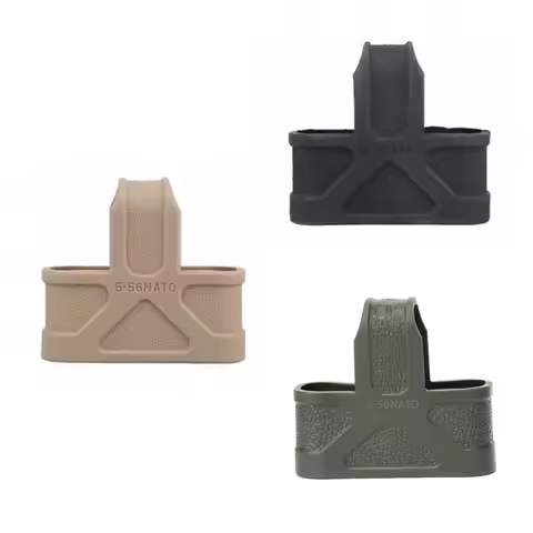 Hunting 5.56 Fast Magazine Rubber Holster Mag Pull Assist Cage Loops NATO Skull M4 M16 AR15 Paintbal