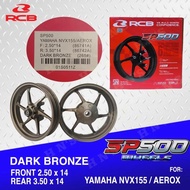 RACING BOY RCB SP500 Mags ( Dark Bronze ) for Yamaha Aerox v1 and v2