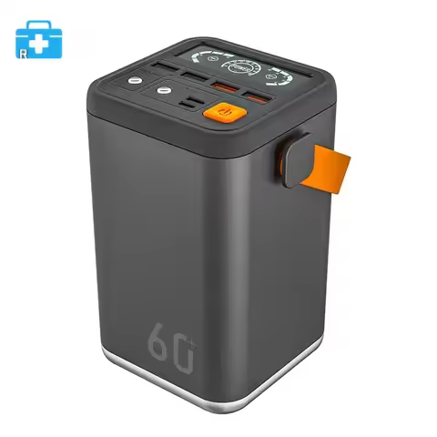 Hot-selling large-capacity power bank 100W 60000 mAh four-port output digital display power bank 45W