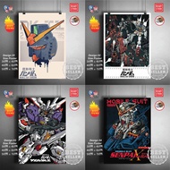 (Ready Stock) Mobile suit Gundam 144 RX-78-2 / RX78-2 / RX78 2 Gundam wall poster sticker deco poste