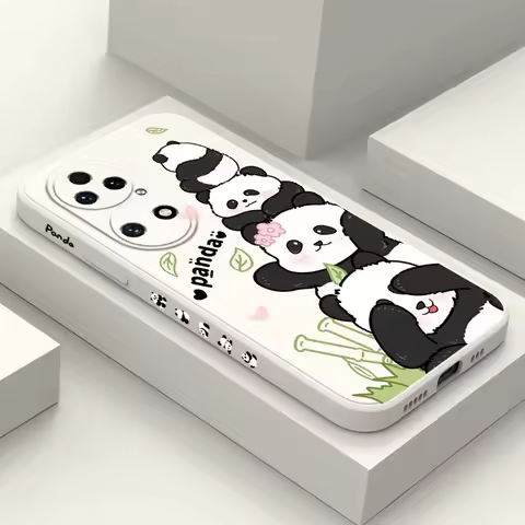 Panda House Phone Case For Huawei P50 P40 P30 P20 Nova 10 10SE 9 9SE Mate 50 50E 40 30 20 Pro Lite P