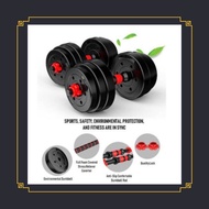 🔥Premium Dumbell🔥 (SET 10KG/ 15KG/ 20KG/ 30 KG/ 40 KG) Dumbbell set murah