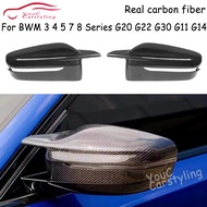 G20 Side Door Mirror Cover Mirror Caps Carbon Fiber Replacement For BMW 3 Series G20 G21 G28 G30 G22