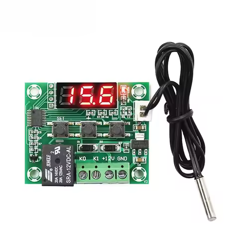 W1209 DC 12V heat cool temp thermostat temperature control switch temperature controller thermometer