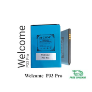 Baterai MCOM for Welcome P33 Pro Double Power 5000mAh batere batre batrai battery